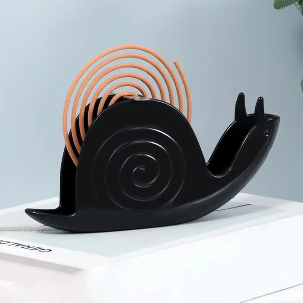 Mosquito Coil Holder & Ash Tray – Snail Shape Fireproof Rack