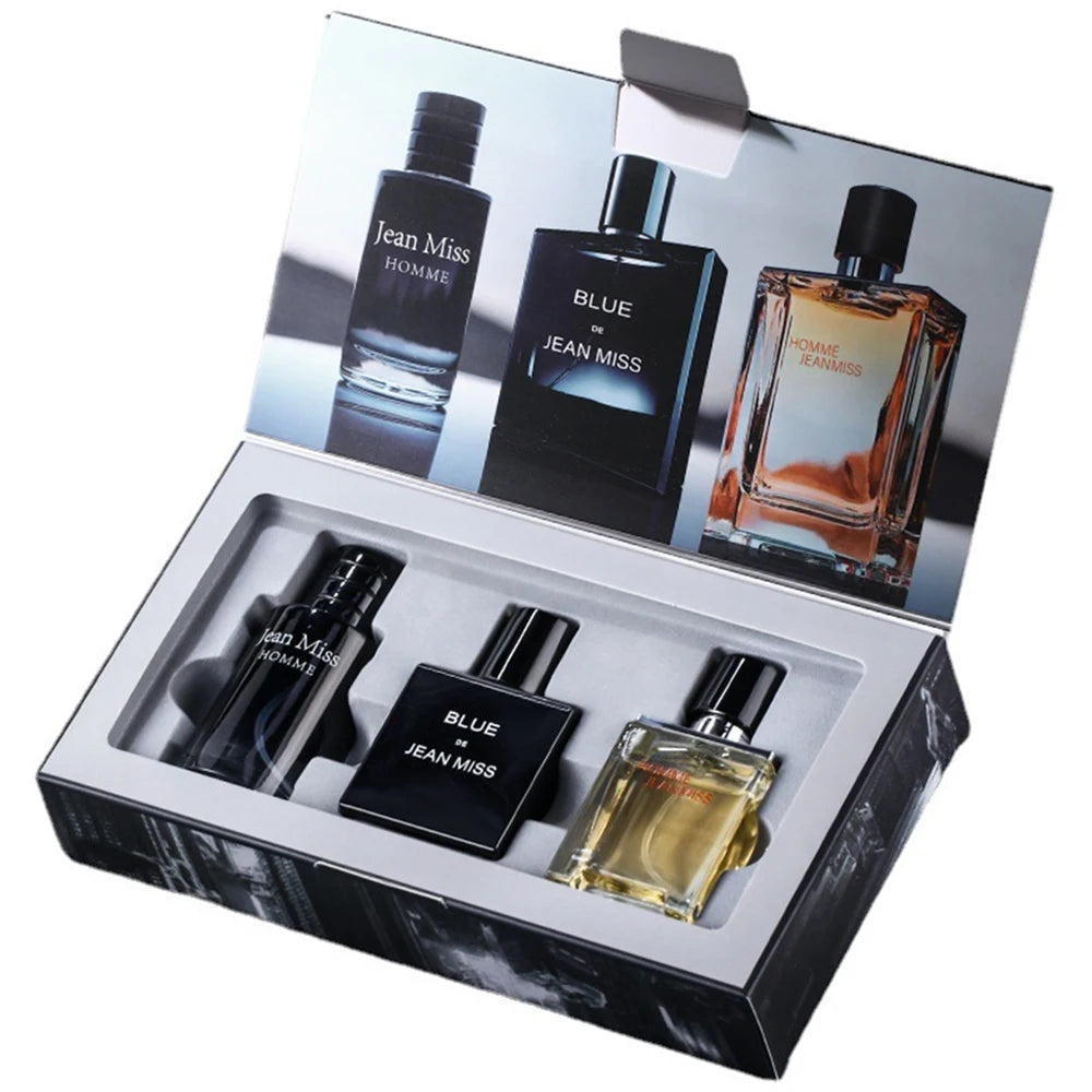 High Quality Men Perfume Hombre 90ml Gift Box 3pcs Set Colognes Scent Fascination Man Perfumes Masculinos Lasting Parfum Heren - Shello's Creative Boutique
