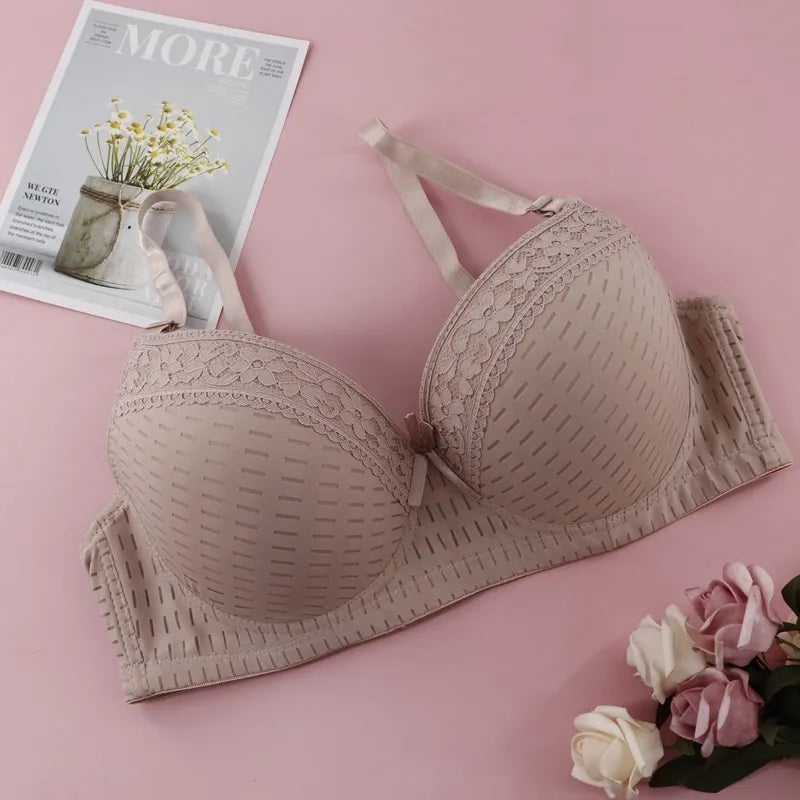 Beauwear Plus Size Minimizer Bra – Full Cup No-Padding Brassiere with Convertible Straps (C–E Cup, 42–48 Band)
