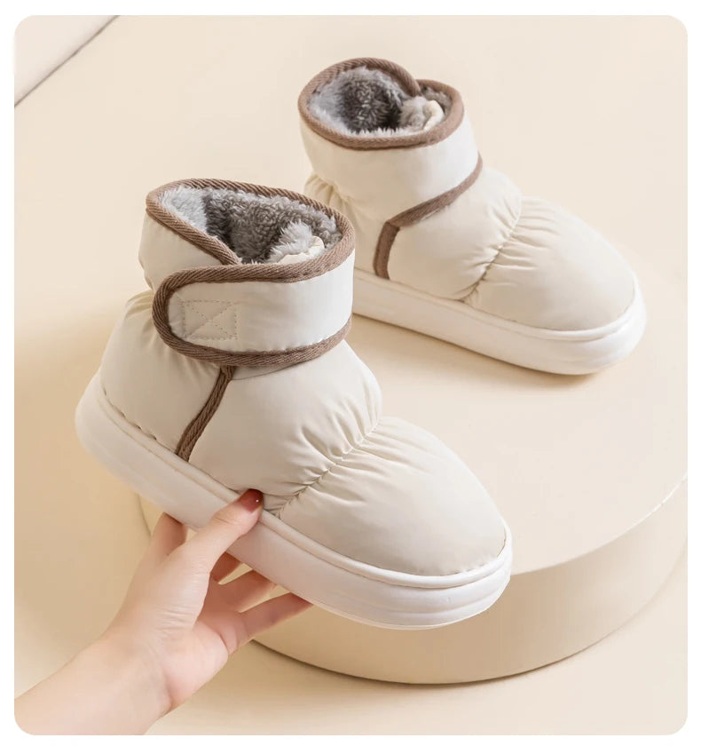 Unisex Winter Snow Boots - Waterproof Plush Anti-Slip Cotton Boots - Shello's Creative Boutique