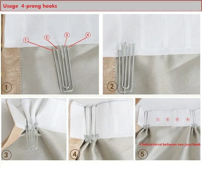 European Luxury Villa Curtains - French Velvet Embroidered Drapes - Shello's Creative Boutique