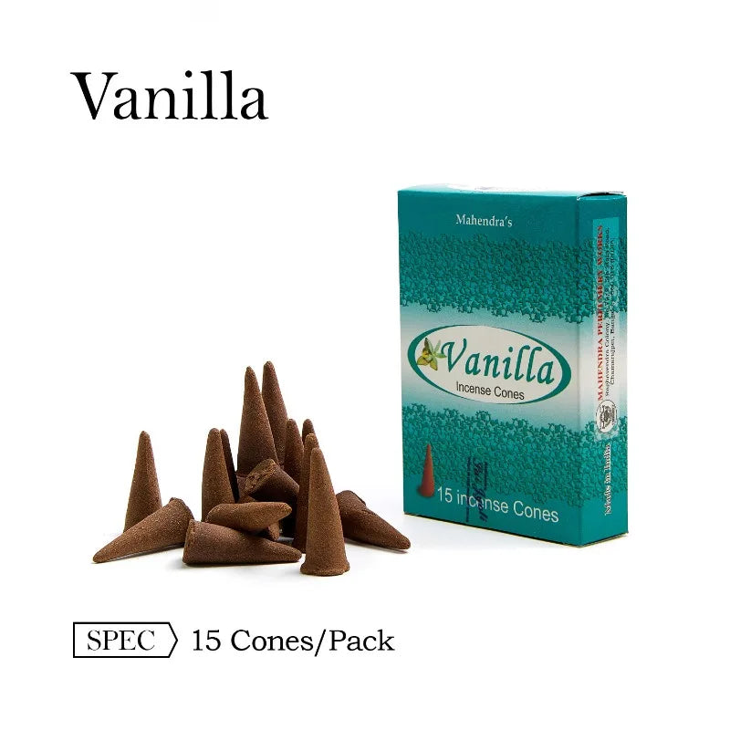 Sandalwood Tower Incense Cones - 15 Handmade Natural Cones