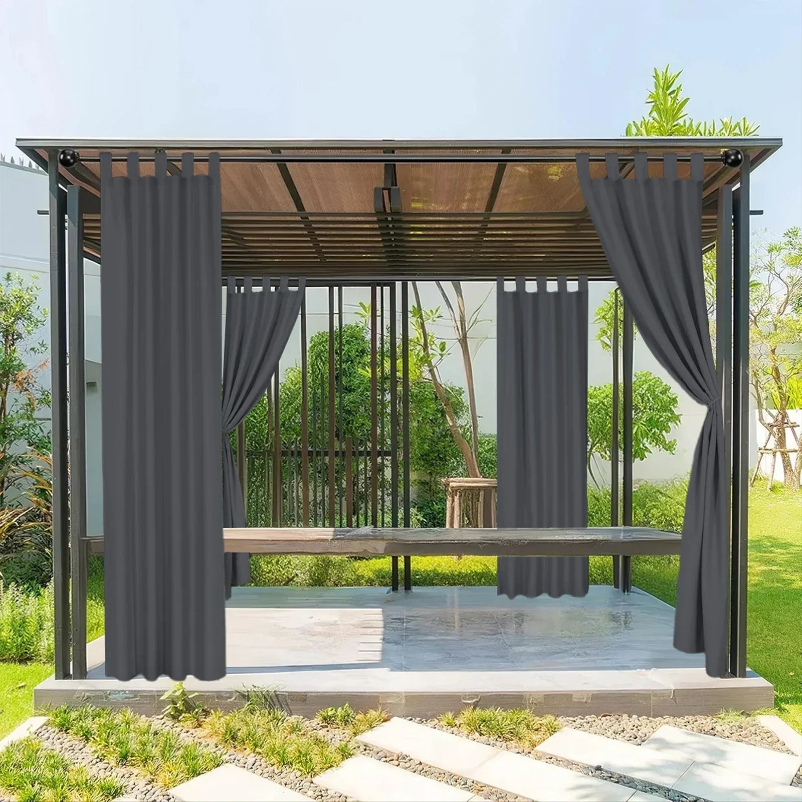 Outdoor Blackout Curtains – Waterproof Patio Drapes - Shello's Creative Boutique