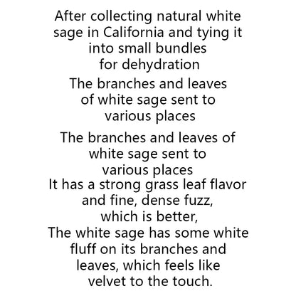 Natural White Sage Smudge Sticks - Home Purification & Energy Cleansing Bundles - Shello's Creative Boutique