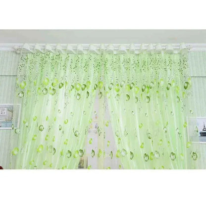 Beeinch Floral Tulle Curtains - Modern Sheer Window Panels for Living Room & Bedroom - Shello's Creative Boutique