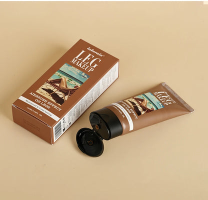 100ml Leg Makeup Long-lasting Waterproof And Anti-Transfer Concealer Even Skin Tone Wheat Tan Brown Liquid Foundation - Shello's Creative Boutique