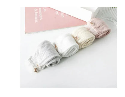 Soft Mesh Lace Summer Leggings for Girls – Hollow-Out Cotton Blend Pants (Ages 1–3) - Shello's Creative Boutique