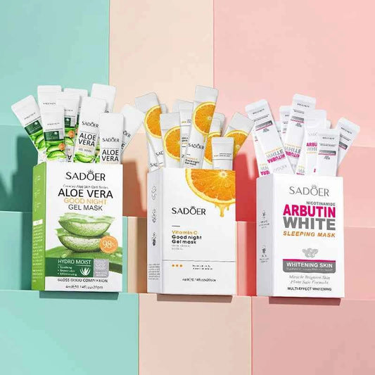 20pcs/box SADOER Sleeping Facial Masks Face Moisturizing Hydrating Anti-aging Whitening Anti Wrinkles Face Mask Facial Skin Care