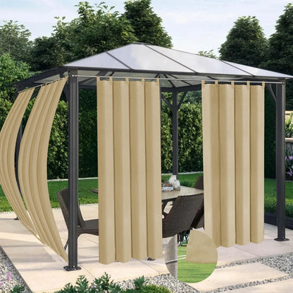 Outdoor Blackout Curtains – Waterproof Patio Drapes - Shello's Creative Boutique