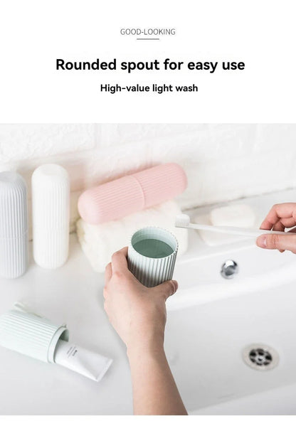 Portable Toothpaste Toothbrush Protect Holder Case Travel Camping Storage Box Protect Toothbrush Toothpaste from Dirt and Damage - Shello's Creative Boutique