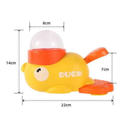 Pet Snack Feeder Dog Food Dispenser Automatic Feeder Puppy Cartoon Duck Design Used to Train Dogs Accessories Cats Cat Supplies