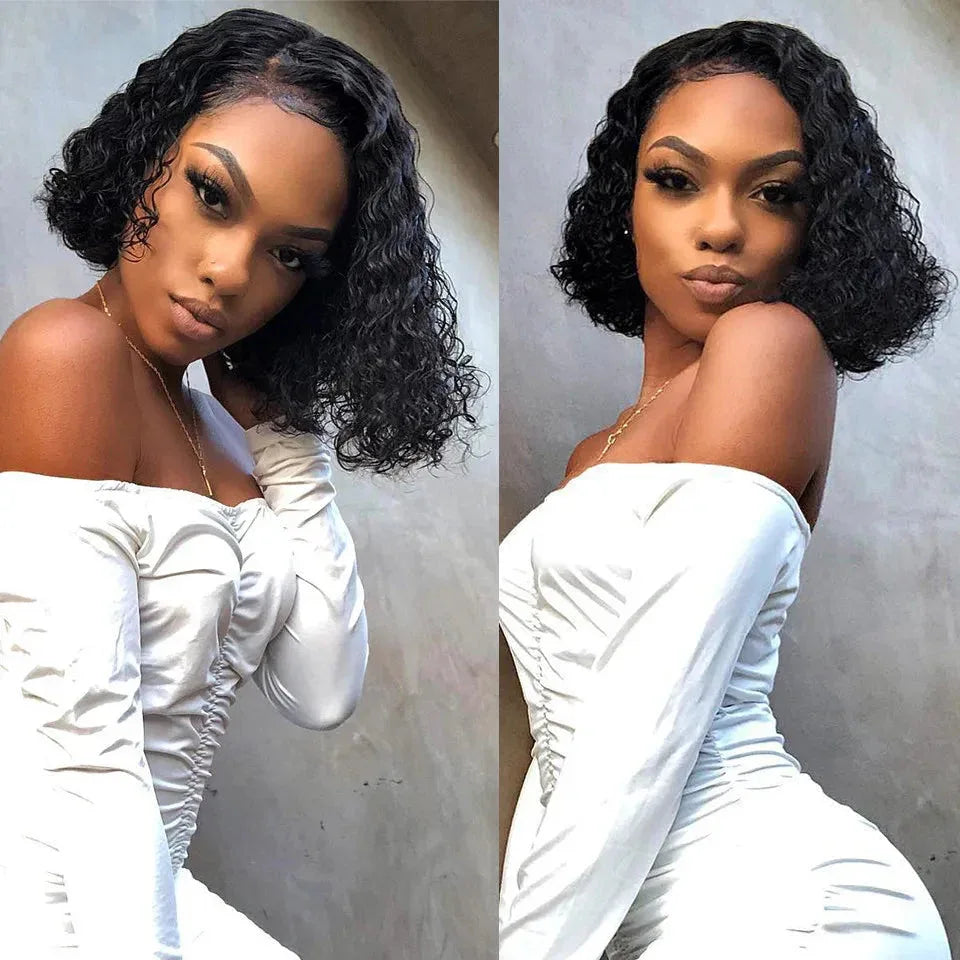 100g Curly Hair Bundles - Remy Water Wave Human Hair Weave Extensions - Shello's Creative Boutique