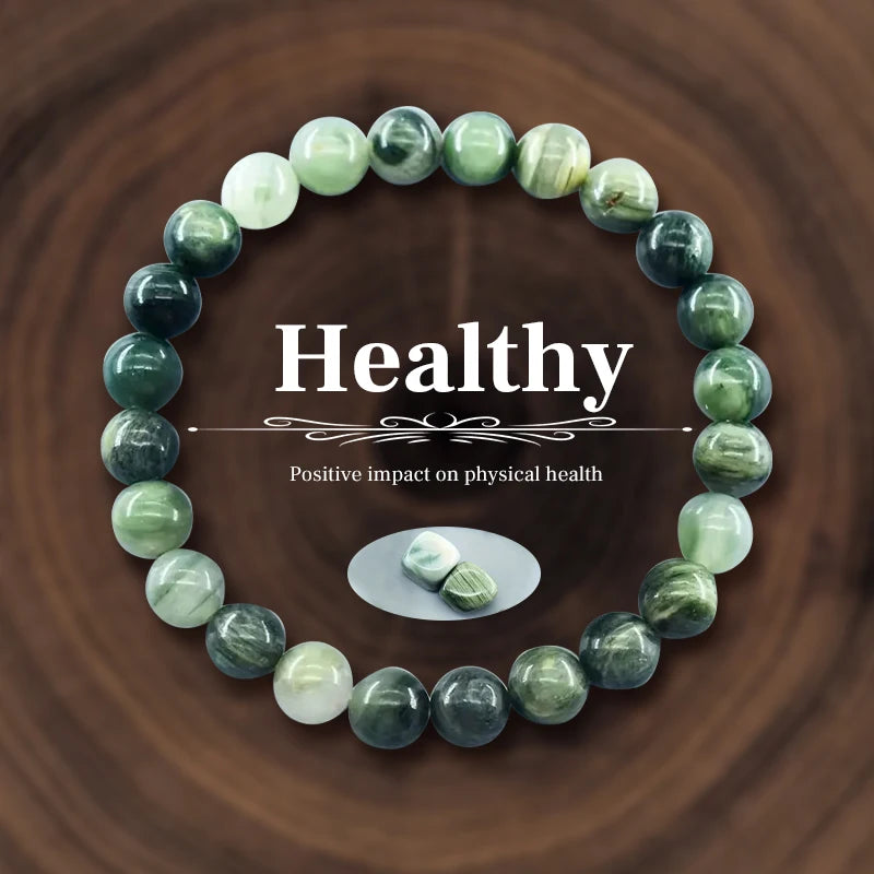 8mm Natural Stone Beaded Bracelet – Amethyst, Crystal, Agate & Tiger Eye
