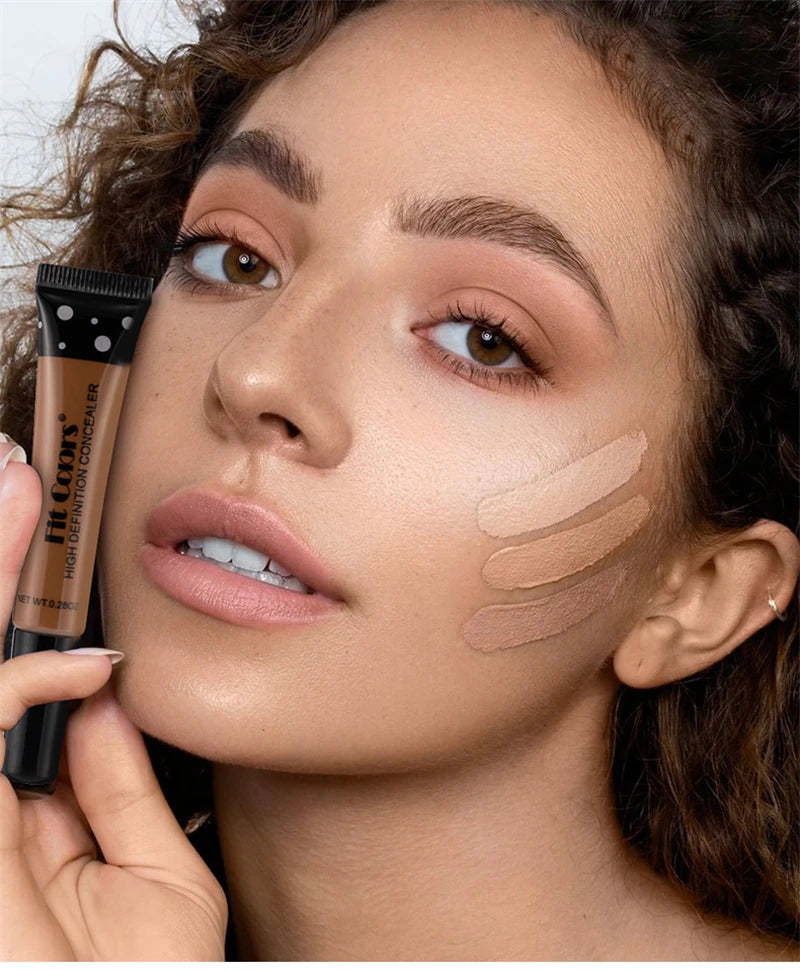 Nude Makeup Facial Foundation Waterproof Cover Blemish Base Fluid Concealer Oil Control Lasting Brighten Skin BB Cream Cosmetics - Shello's Creative Boutique