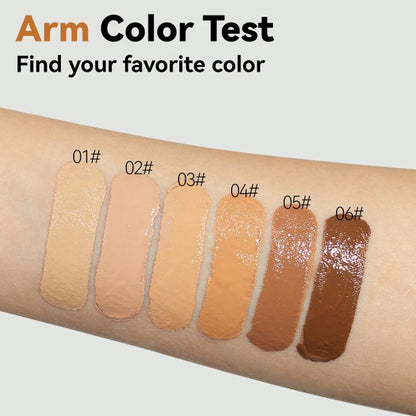 Face Foundation Cream Oil-Control Matte BBCream Waterproof Lasting Concealer Liquid Full Coverage Matte Base Professional Makeup - Shello's Creative Boutique