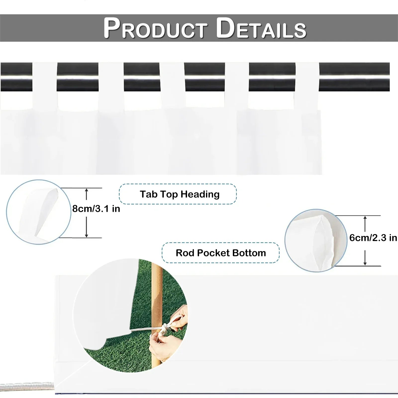 Outdoor Blackout Curtains – Waterproof Patio Drapes - Shello's Creative Boutique