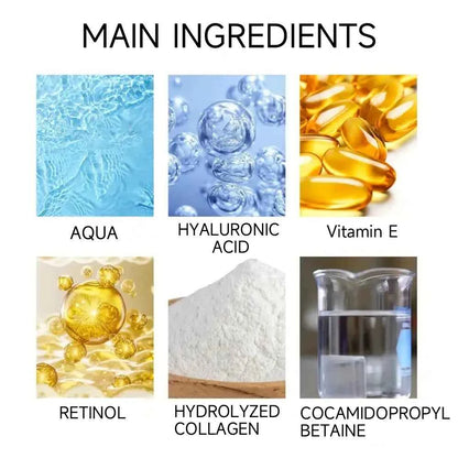 Men's Collagen Moisturizing Cream with Retinol and Vitamins, Refreshing and Hydrating,Anti-Wrinkle Aging Moisturizing Cream