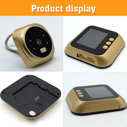 Video Door Peephole Camera with Wireless Monitor & Night Vision