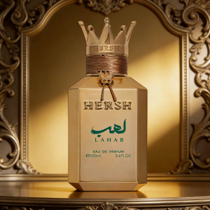Luxury Fragrance Hersh Lahab Perfume Oud 3.4 oz 100ml EDP Spray, Long Lasting Cologne Luxury Gold Crown Perfume - Shello's Creative Boutique