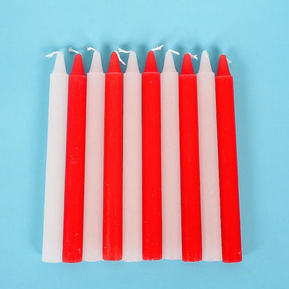 Long Burning Emergency Candles 10pcs Set - Smokeless Survival Candles for Power Outages - Shello's Creative Boutique