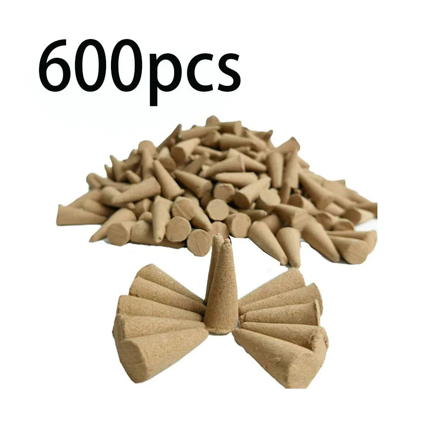 Mugwort Incense Cones - Long-Lasting Natural Aromatherapy 61-600pcs