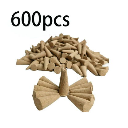 Mugwort Incense Cones - Long-Lasting Natural Aromatherapy 61-600pcs