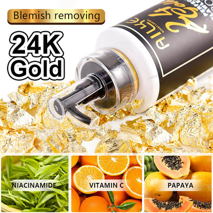 AILKE 24k Gold Perfect Flawlessly Body Lotion, Whitening, Inhibit Melanin, Moisturizing, UV Protect, With Nicotinamide Vitamin C - Shello's Creative Boutique