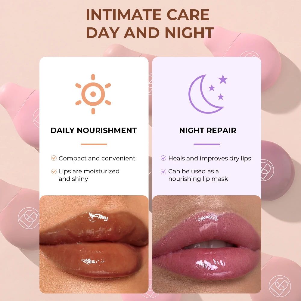 BEAUTY GLAZED 4Color Lipgloss Lip Oil Teens Moisturizing Lipstick Lip Balm High Shine And Lip Gloss Long-Lasting Dry Lip Care - Shello's Creative Boutique