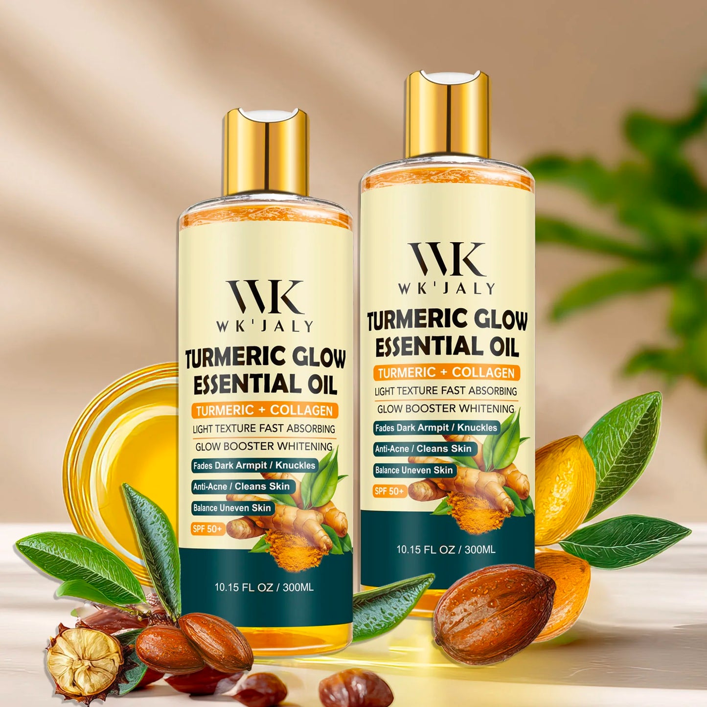 WK JALY Whitening Essential Body Oil Series, Clean Skin, Moisturizing, Nourishing, Remove Acne, Black Spots, for All Skin Types - Shello's Creative Boutique