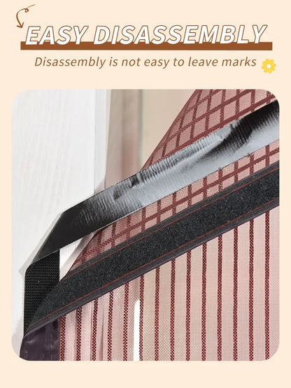 Magnetic Screen Door Curtain - Self-Adhesive Hands-Free Mesh with Fresh Air Ventilation - Shello's Creative Boutique