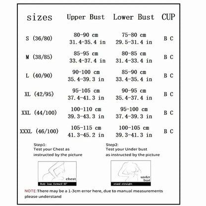 Comfortable Non-Slip Push-Up Sports Bra for Women – Seamless Wire-Free Lingerie with Wide Shoulder Straps & Chest Pad (Sizes 36–100BC)