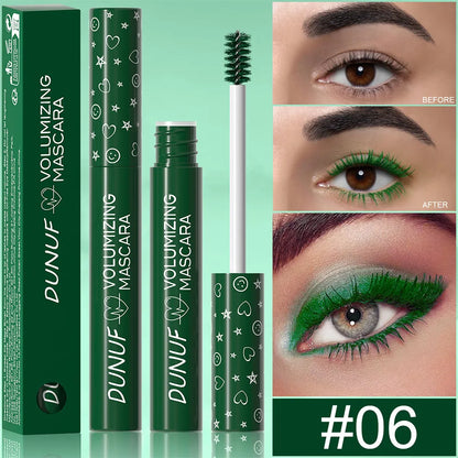 Colorful Curling Mascara Waterproof Fast Drying Eyelashes Extension Multicolor Lashes Makeup Lasting Waterproof White Mascara - Shello's Creative Boutique