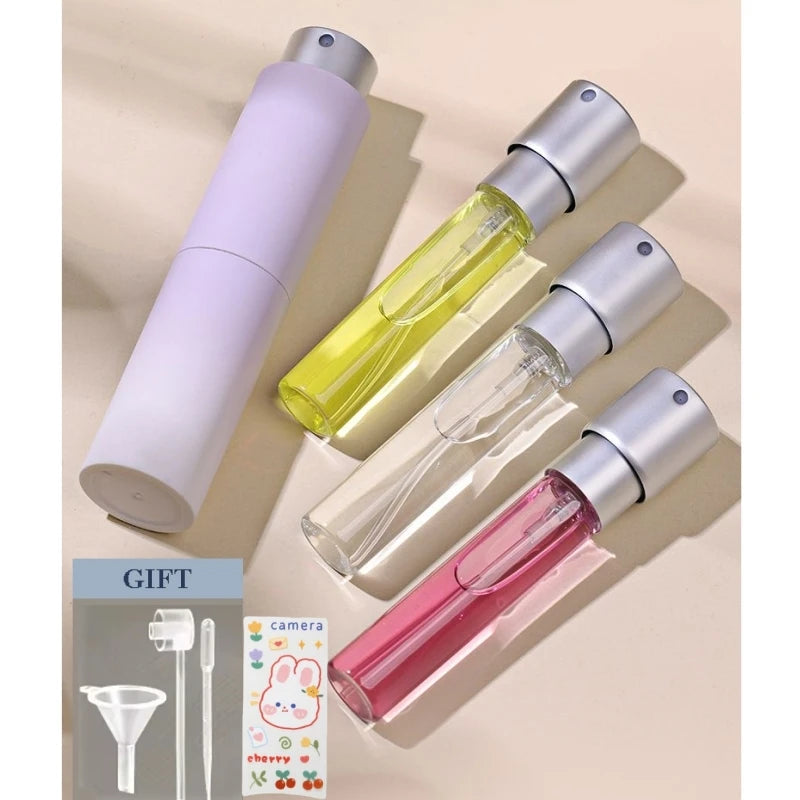 8ml Travel Perfume Bottle Refillable Portable Mini Atomizer Spray Refill Bottle Women Pocket Dispenser Cologne Sprayer Glass - Shello's Creative Boutique