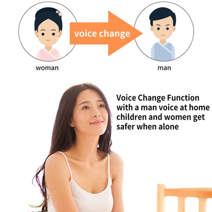 WiFi 2.4G Video Doorbell with Visual Intercom & Voice Change