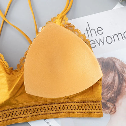 MIMICOO Floral Lace Bra & Brief Set – Seamless Romance