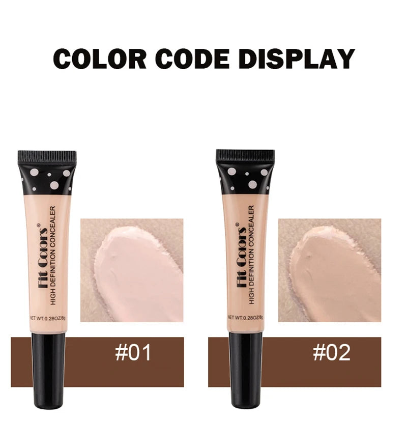 Nude Makeup Facial Foundation Waterproof Cover Blemish Base Fluid Concealer Oil Control Lasting Brighten Skin BB Cream Cosmetics - Shello's Creative Boutique