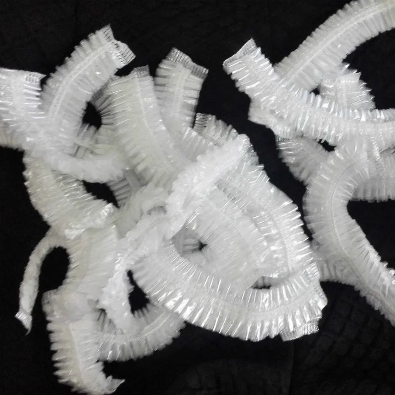 Disposable Shower Caps – Pack of 100, Waterproof & Elastic for Adults