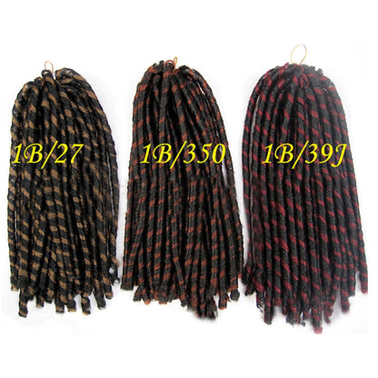 Afro Locs Synthetic Braiding Hair 14-15 Inch - 15 Strands Soft Crochet Locs - Shello's Creative Boutique