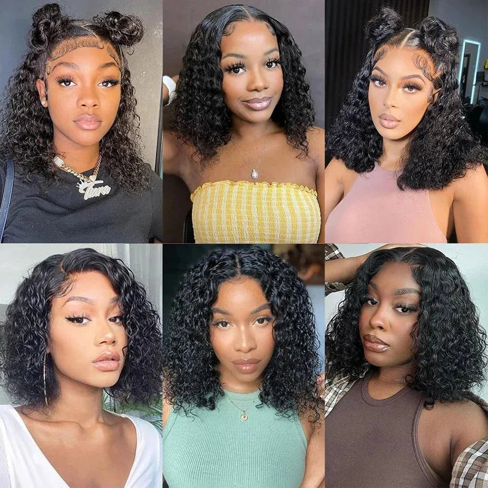 100g Curly Hair Bundles - Remy Water Wave Human Hair Weave Extensions - Shello's Creative Boutique