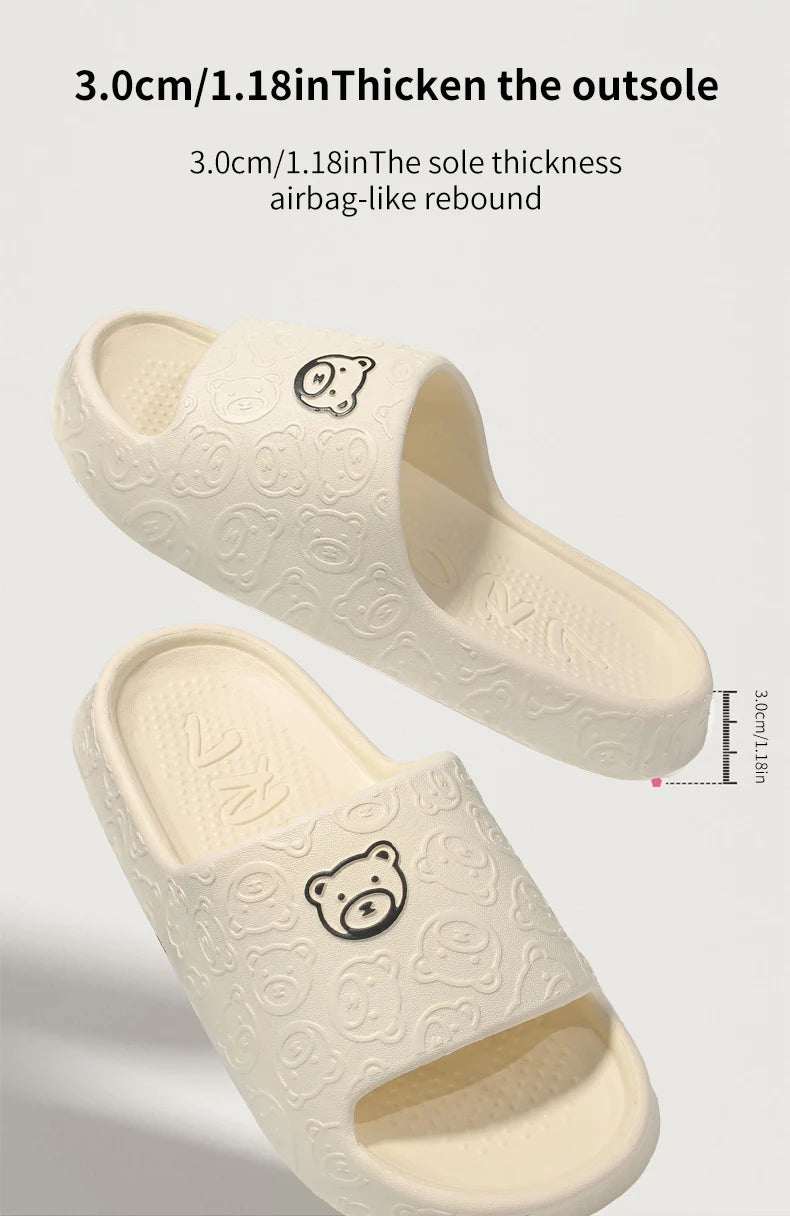 Women's Non-Slip EVA Sandal Slippers – Lightweight Indoor & Bathroom Slides - Shello's Creative Boutique