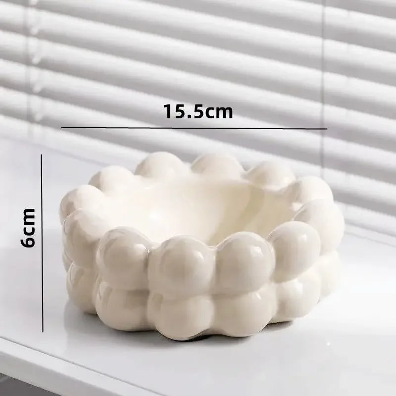 Electroplated Ceramic Ashtray – Decorative Smoking Accessory & Car Ash Tray