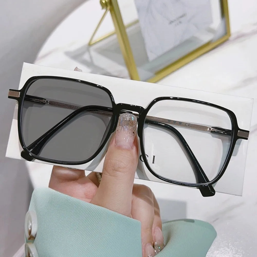Photochromic Anti Radiation Glasses - Metal Frame Blue Light Blocking Eyewear - Shello's Creative Boutique