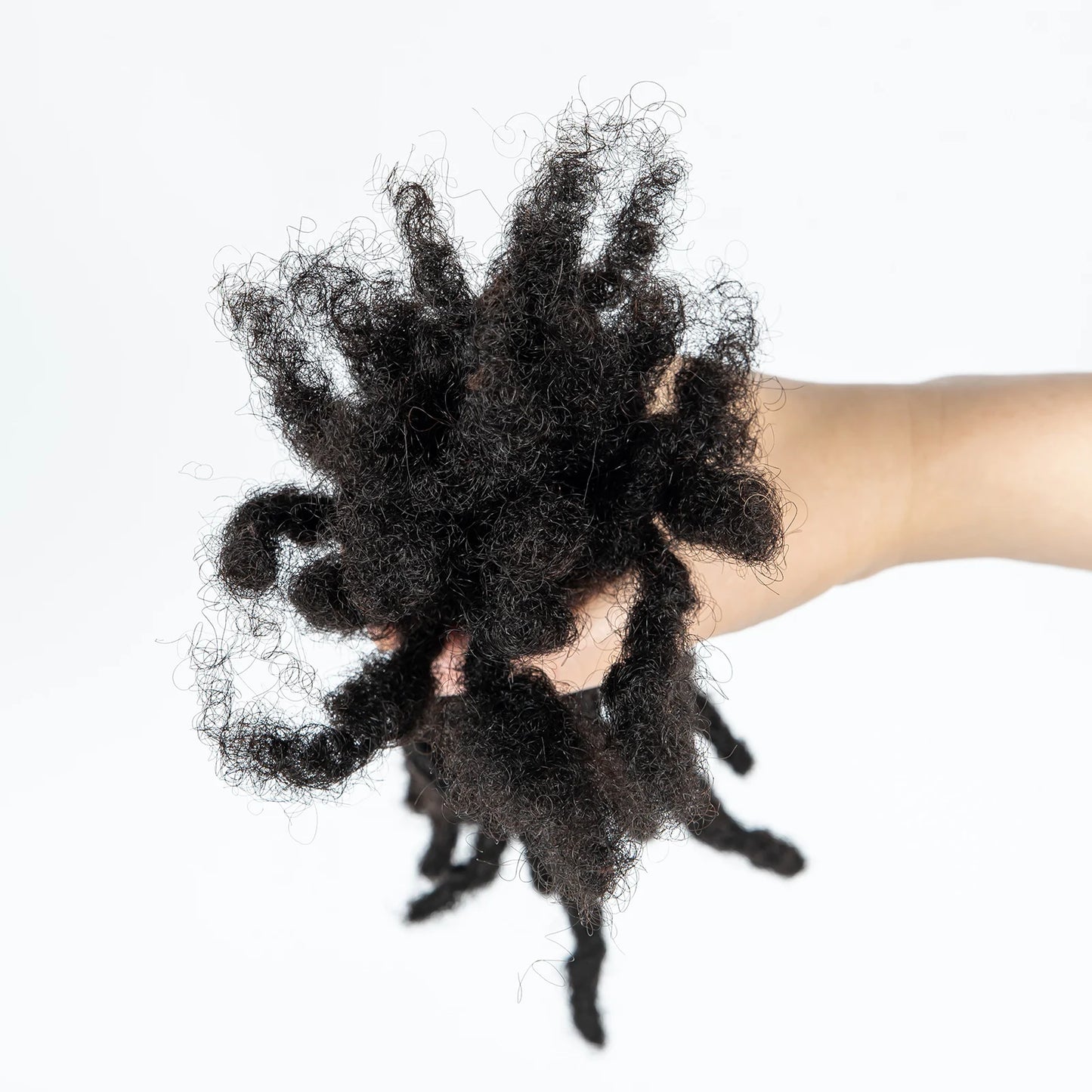 Loc Extension Human Hair 0.6cm Width 8inch 50 Strands Handmade Dreadlock Inter Extension Human Hair for Women/Men/Kids - Shello's Creative Boutique