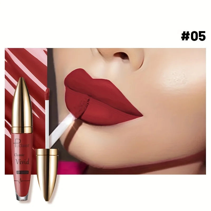 High Pigmented Matte Lip Glaze - Long-Lasting, Smudge Proof, Liquid Lipstick Makeup Valentine's Day Gifts, Women's Day Gift - Shello's Creative Boutique