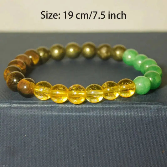 Natural Stone Beaded Bracelet with Gift Card – Meaningful Gift Set