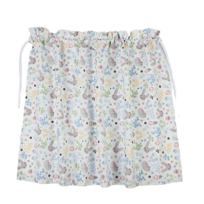 Suction Cup Car Curtains Cute Cartoon Animal/Floral Sunshade Curtain UV Protection Cotton Car Window Cover Car Interior