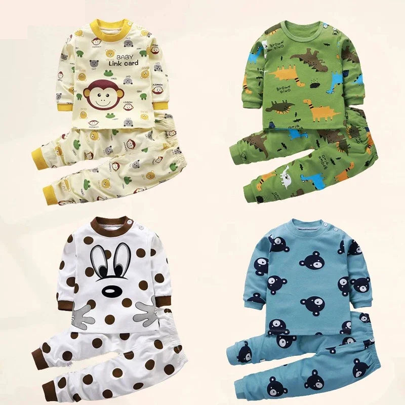 Kids Clothes Children Sets Children's Clothing Boys Girls CottonAutumn winter Clothing Pants Sleepwear Underwear Christmas Gift Shello's Creative Boutique