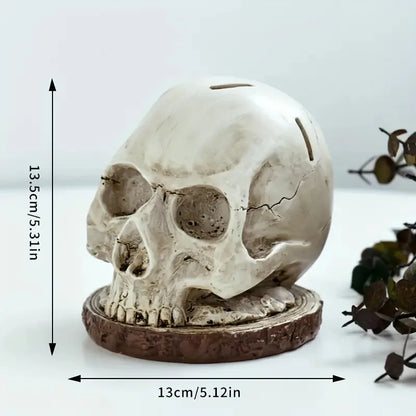 Skull Knife Holder Stand – Gothic Kitchen Knife Rack for Halloween & Home Décor