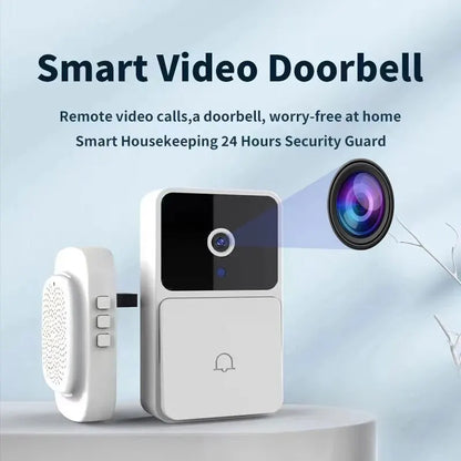 Wireless WiFi Video Doorbell with HD Camera, Night Vision & Voice Change