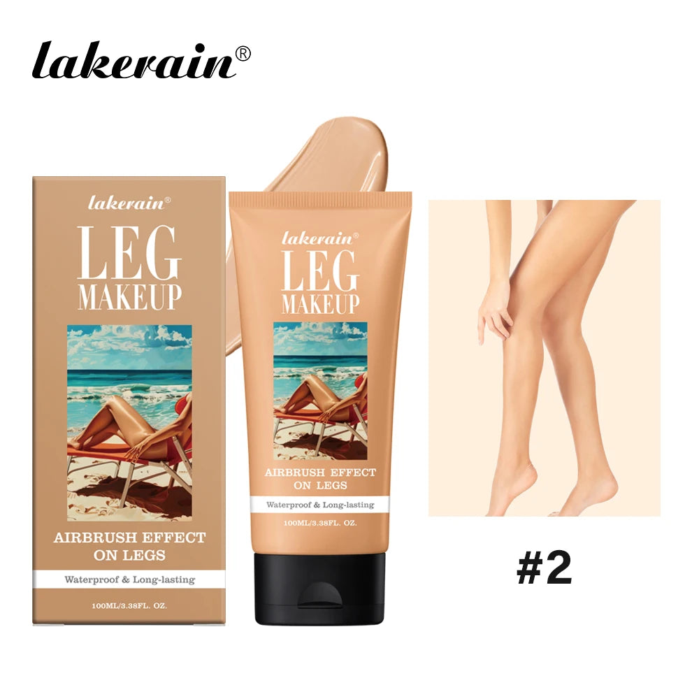 100ml Leg Makeup Long-lasting Waterproof And Anti-Transfer Concealer Even Skin Tone Wheat Tan Brown Liquid Foundation - Shello's Creative Boutique